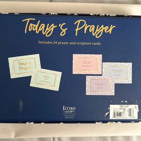 Prayer Cards with Bible scriptures on them 24 in box - Picture 2 of 3